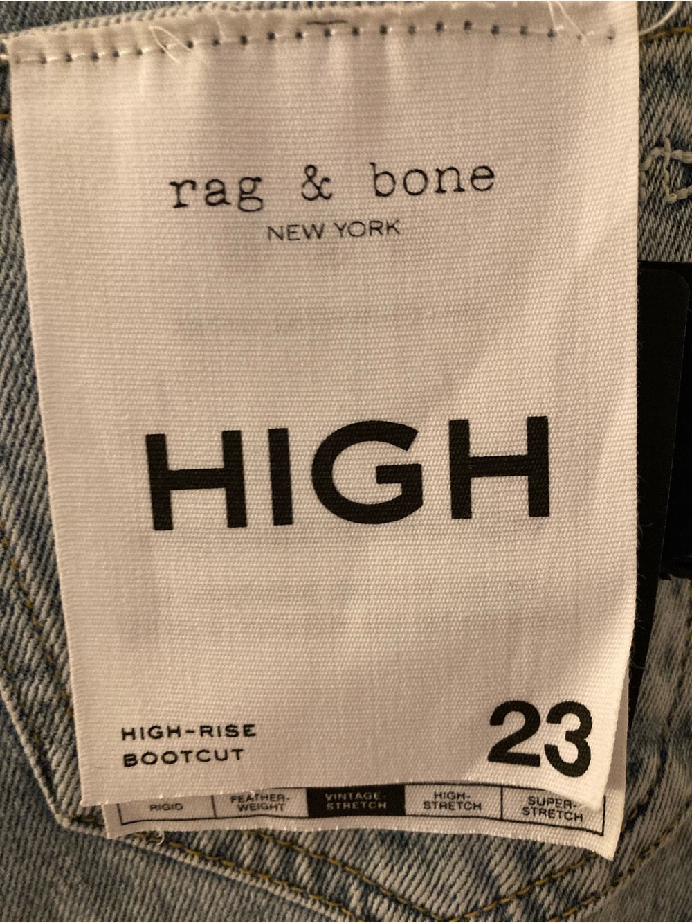 NWT rag & bone Payton High-Rise Bootcut Leg Jeans - Picture 7 of 9